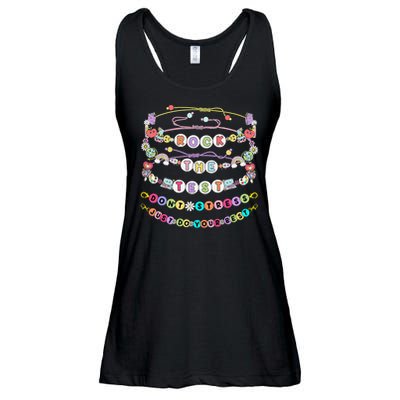 Rock The Test Dont Stress Do Your Best Bracelet Test Day Ladies Essential Flowy Tank
