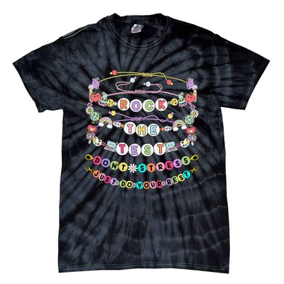 Rock The Test Dont Stress Do Your Best Bracelet Test Day Tie-Dye T-Shirt