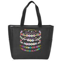 Rock The Test Dont Stress Do Your Best Bracelet Test Day Zip Tote Bag