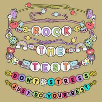 Rock The Test Dont Stress Do Your Best Bracelet Test Day Cooling Performance Crew T-Shirt