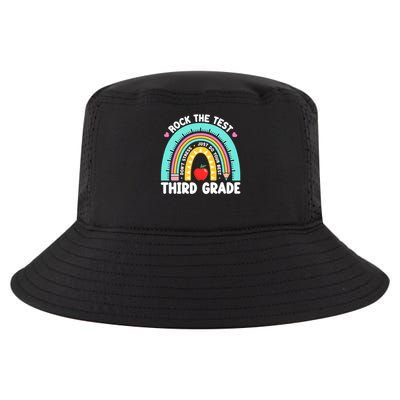 Rock The Test Day 3rd Grade Teach.er Third Grade Testing Day Cool Comfort Performance Bucket Hat