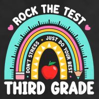 Rock The Test Day 3rd Grade Teach.er Third Grade Testing Day Cool Comfort Performance Bucket Hat