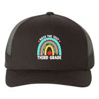 Rock The Test Day 3rd Grade Teach.er Third Grade Testing Day Yupoong Adult 5-Panel Trucker Hat