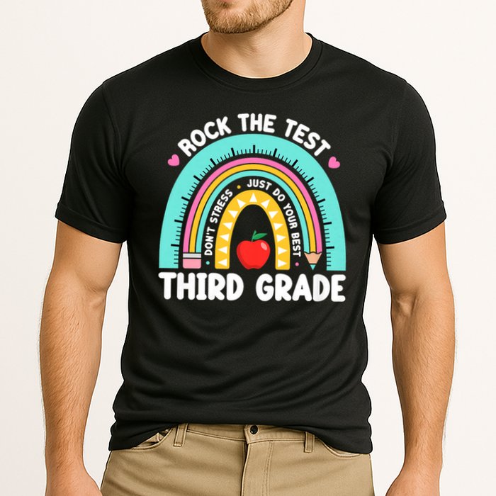 Rock The Test Day 3rd Grade Teach.er Third Grade Testing Day Performance Shirt
