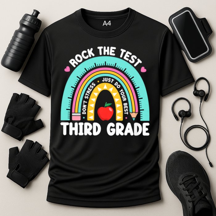 Rock The Test Day 3rd Grade Teach.er Third Grade Testing Day Performance Shirt