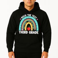 Rock The Test Day 3rd Grade Teach.er Third Grade Testing Day Hoodie