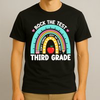 Rock The Test Day 3rd Grade Teach.er Third Grade Testing Day T-Shirt