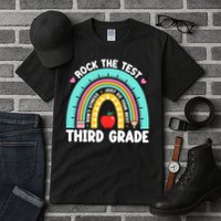 Rock The Test Day 3rd Grade Teach.er Third Grade Testing Day Tall T-Shirt