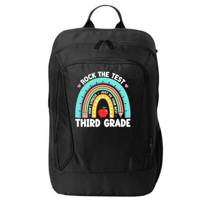Rock The Test Day 3rd Grade Teach.er Third Grade Testing Day City Backpack