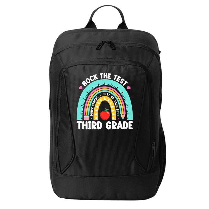 Rock The Test Day 3rd Grade Teach.er Third Grade Testing Day City Backpack