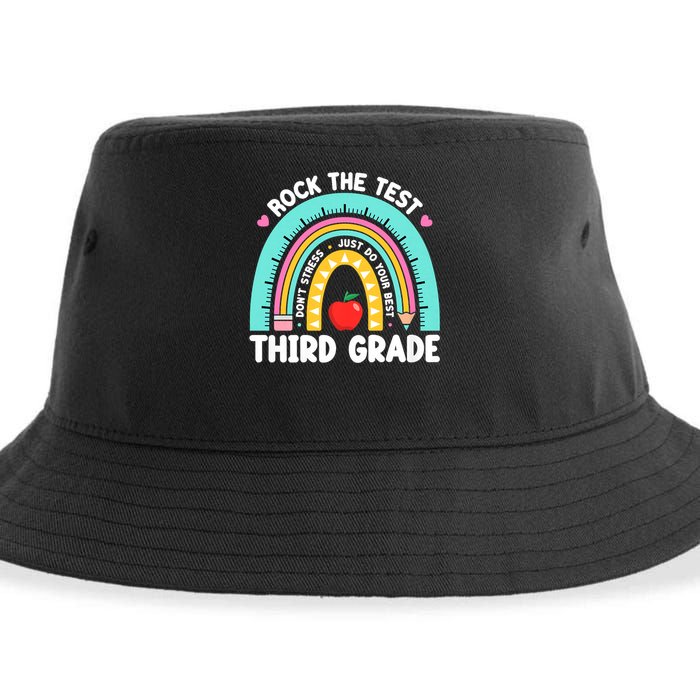 Rock The Test Day 3rd Grade Teach.er Third Grade Testing Day Sustainable Bucket Hat