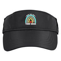 Rock The Test Day 3rd Grade Teach.er Third Grade Testing Day Adult Drive Performance Visor