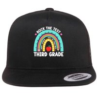 Rock The Test Day 3rd Grade Teach.er Third Grade Testing Day Flatbill Hat