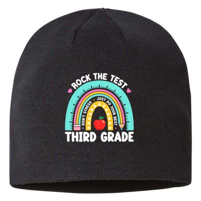 Rock The Test Day 3rd Grade Teach.er Third Grade Testing Day Sustainable Beanie