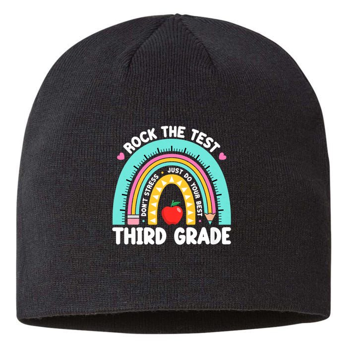 Rock The Test Day 3rd Grade Teach.er Third Grade Testing Day Sustainable Beanie