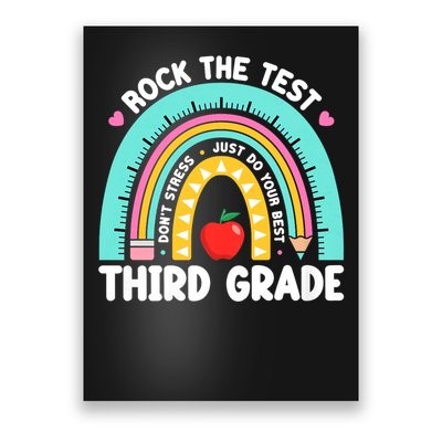 Rock The Test Day 3rd Grade Teach.er Third Grade Testing Day Poster