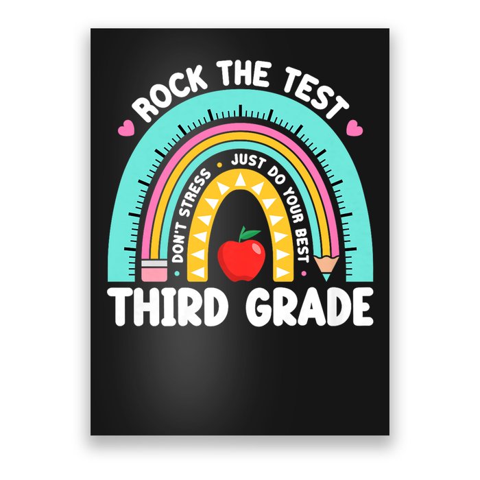 Rock The Test Day 3rd Grade Teach.er Third Grade Testing Day Poster