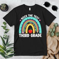 Rock The Test Day 3rd Grade Teach.er Third Grade Testing Day Premium T-Shirt