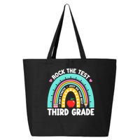 Rock The Test Day 3rd Grade Teach.er Third Grade Testing Day 25L Jumbo Tote