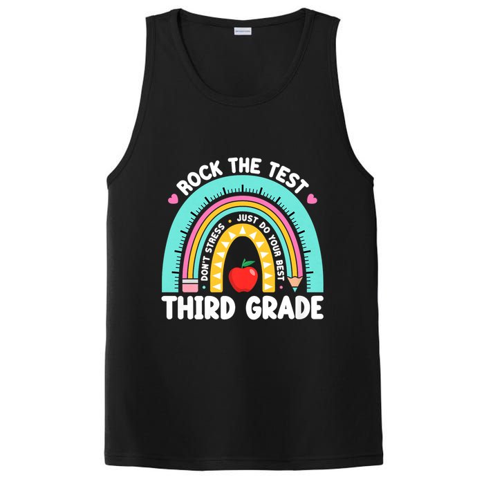 Rock The Test Day 3rd Grade Teach.er Third Grade Testing Day PosiCharge Competitor Tank