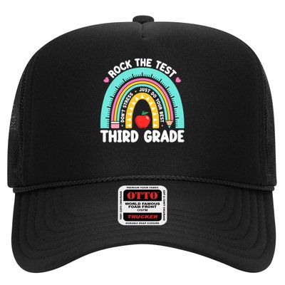 Rock The Test Day 3rd Grade Teach.er Third Grade Testing Day Trucker Hat