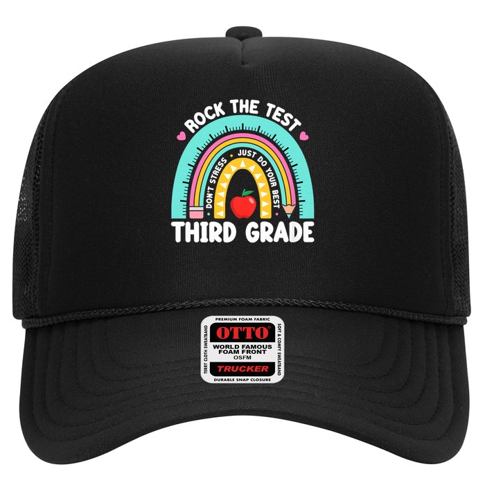 Rock The Test Day 3rd Grade Teach.er Third Grade Testing Day Trucker Hat