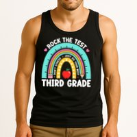 Rock The Test Day 3rd Grade Teach.er Third Grade Testing Day Tank Top