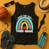 Rock The Test Day 3rd Grade Teach.er Third Grade Testing Day Tank Top
