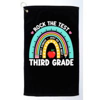 Rock The Test Day 3rd Grade Teach.er Third Grade Testing Day Golf Towel