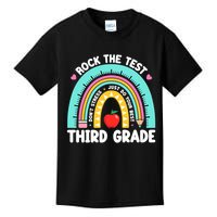 Rock The Test Day 3rd Grade Teach.er Third Grade Testing Day Kids T-Shirt