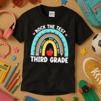 Rock The Test Day 3rd Grade Teach.er Third Grade Testing Day Kids T-Shirt