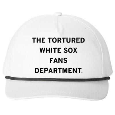 Raygun The Tortured White Sox Fans Department Snapback Five-Panel Rope Hat