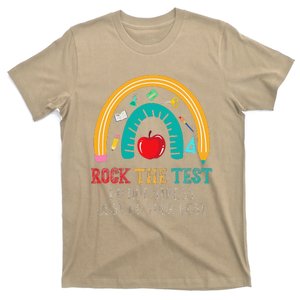 Rock The Test Dont Stress Just Do Your Best Test Day Teacher T-Shirt