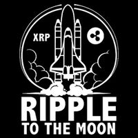 Ripple To The Moon Drawstring Bag