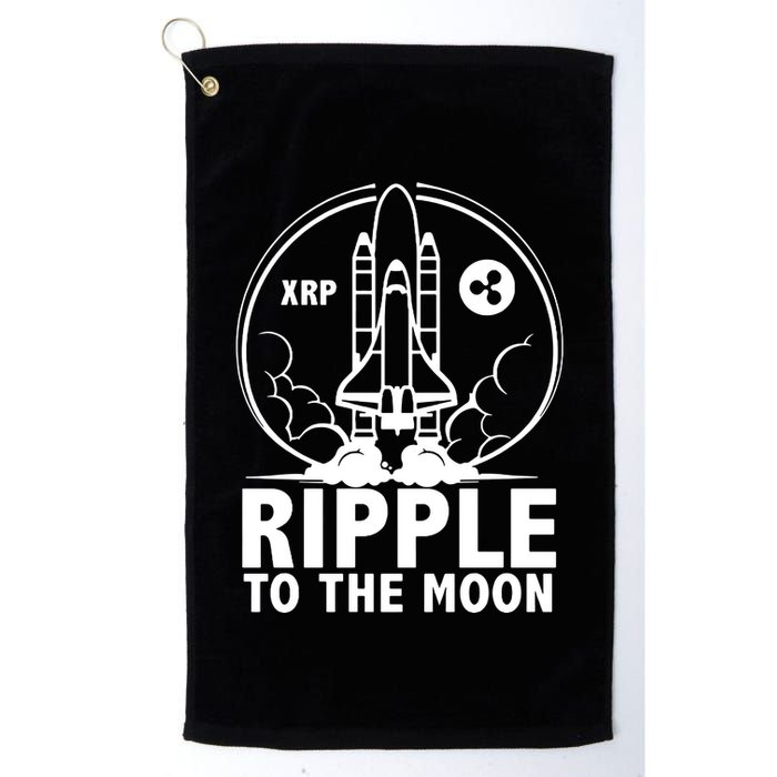 Ripple To The Moon Golf Towel