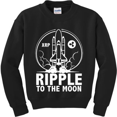 Ripple To The Moon Kids Sweatshirt