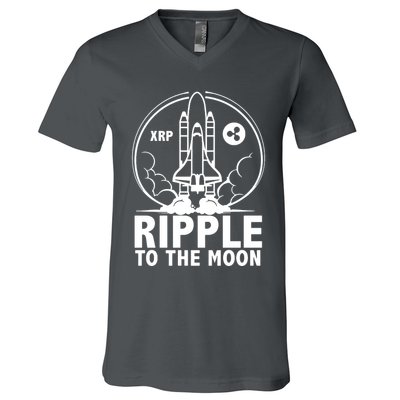 Ripple To The Moon V-Neck T-Shirt
