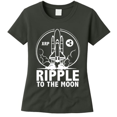 Ripple To The Moon Womens T-Shirt