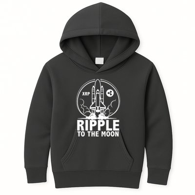 Ripple To The Moon Kids Hoodie
