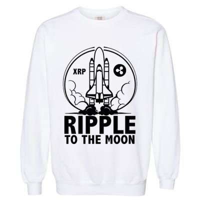 Ripple To The Moon Garment-Dyed Sweatshirt