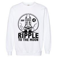 Ripple To The Moon Garment-Dyed Sweatshirt