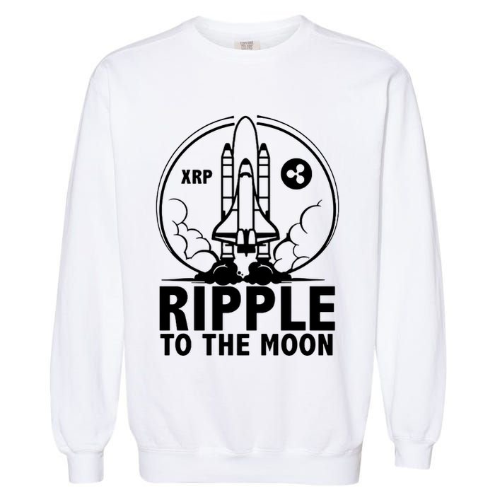 Ripple To The Moon Garment-Dyed Sweatshirt