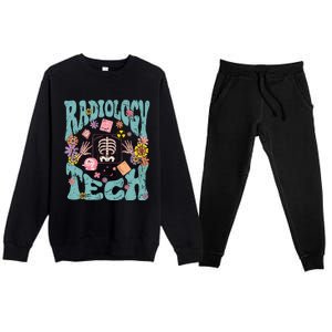 Radiology Tech Technologist Premium Crewneck Sweatsuit Set