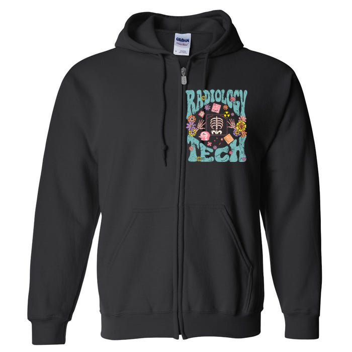 Radiology Tech Technologist Full Zip Hoodie