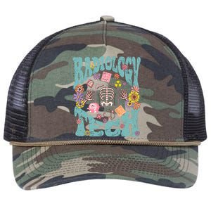 Radiology Tech Technologist Retro Rope Trucker Hat Cap