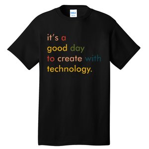 Retro Technology Teacher Tech Teacher Tall T-Shirt