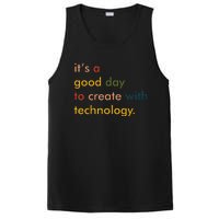 Retro Technology Teacher Tech Teacher PosiCharge Competitor Tank