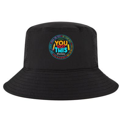 Rock The Test Don't Stress Just Do Your Best Test Day Rock The Test Teach.er Testing Day You Got This Cool Comfort Performance Bucket Hat
