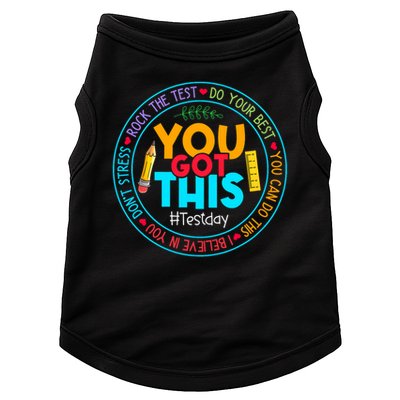 Rock The Test Don't Stress Just Do Your Best Test Day Rock The Test Teach.er Testing Day You Got This Doggie Tank
