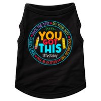 Rock The Test Don't Stress Just Do Your Best Test Day Rock The Test Teach.er Testing Day You Got This Doggie Tank